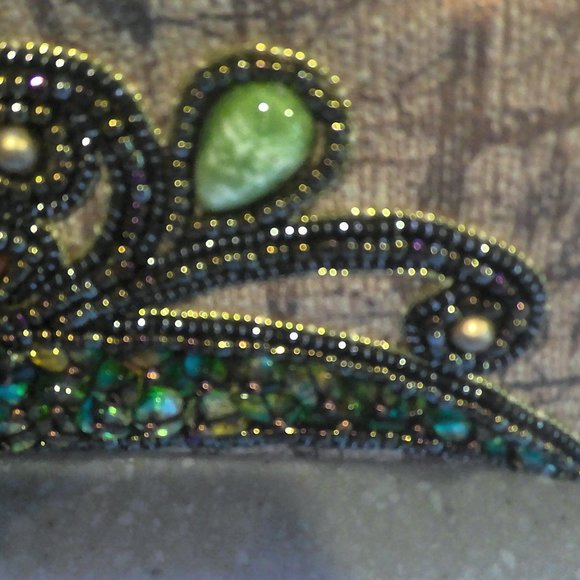 MONI COUTURE JEWELED VINTAGE HAND BAG...BEAUTIFUL AND DAINTY - Picture 8 of 8